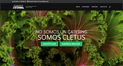 Desktop Screenshot of cletus-catering.com